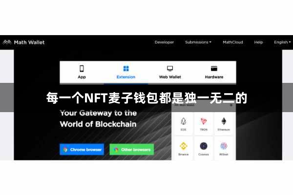 每一个NFT麦子钱包都是独一无二的
