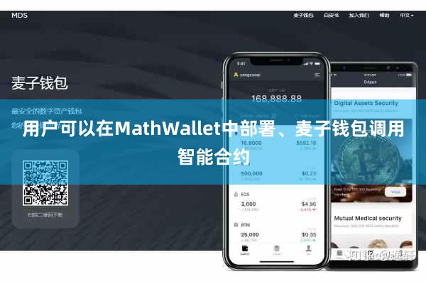 用户可以在MathWallet中部署、麦子钱包调用智能合约